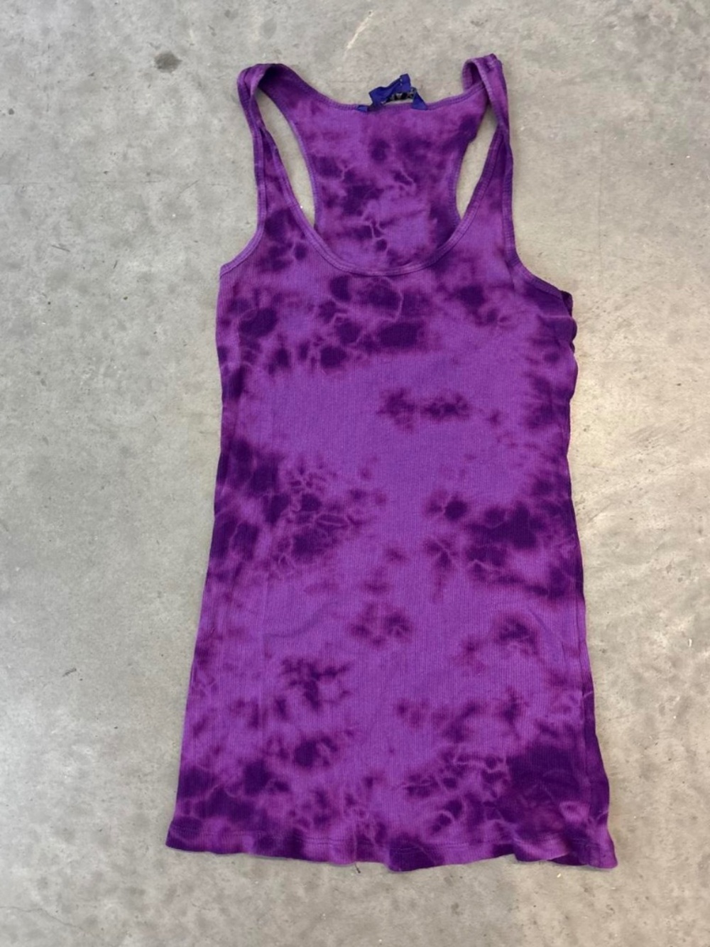 Purple Tie Dye Tank Top XL size
